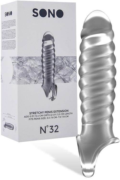 Sono 6" Corkscrew Penis Extension with Stretch