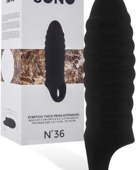 Sono 6" Thick & Stretchy Ribbed Penis Extension