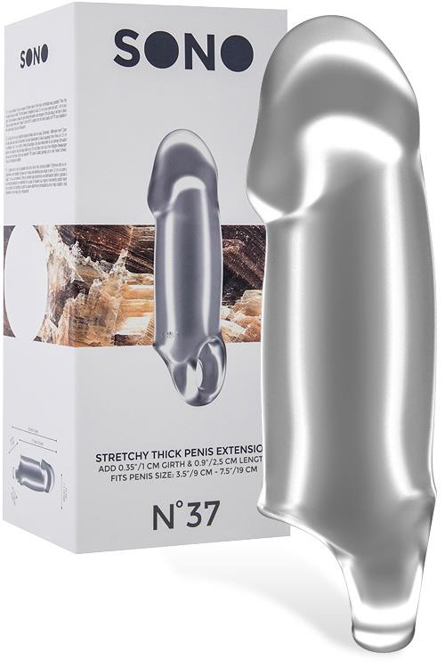 Sono 6" Translucent Thick & Stretchy Penis Extension