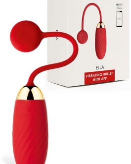 Svakom Ella Ribbed Silicone Bullet with App