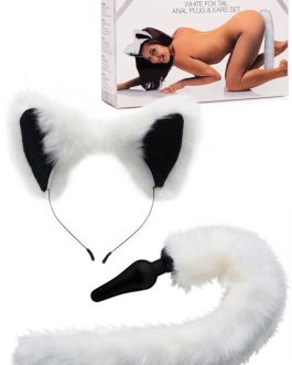 Tailz Faux Fur Fox Tail Butt Plug & Ears