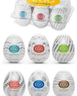 Tenga 6 Easy Beat Egg Masturbators – Standard Package