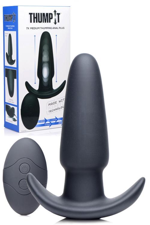 Thump-It 5.25" Thumping Silicone Butt Plug