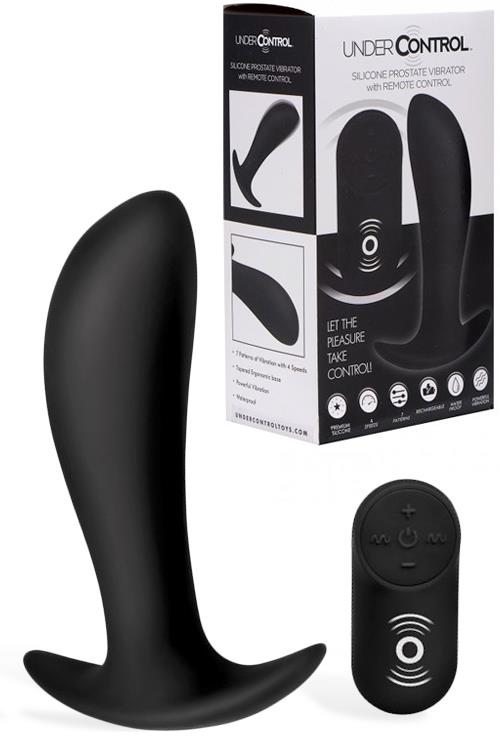 Under Control 4.75" Vibrating Silicone Prostate Massager with Remote
