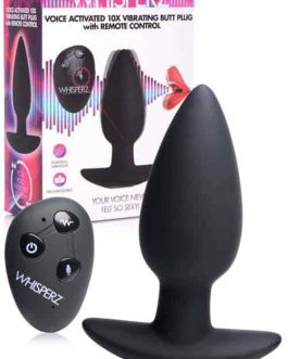 Whisperz Voice-Activated Vibrating Butt Plug With Remote