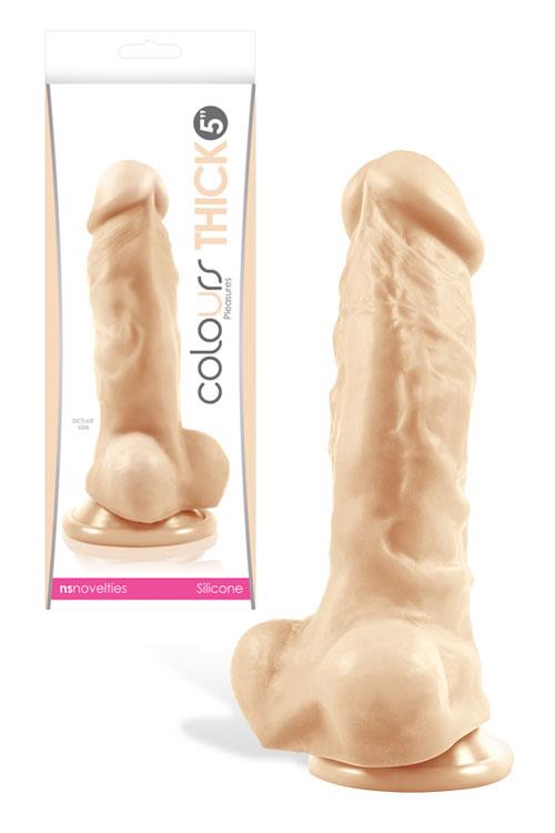 nsnovelties 5" White Silicone Realistic Dong
