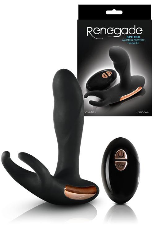 nsnovelties 5.1" Rechargeable Warming Prostate Vibrator with Remote