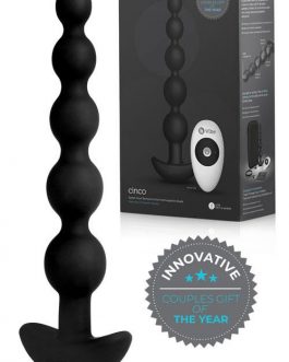 B-Vibe 3 Motor Vibrating Silicone 8.2″ Anal Beads with Remote