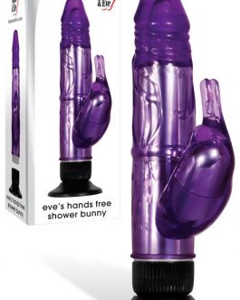 Adam and Eve 9.5″ Hands Free Shower Rabbit With Suction Cup