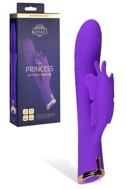 Royals The Princess 8.1" Butterfly Vibrator