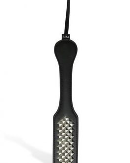 Sex & Mischief Metal Studded Faux Leather 12.5" Paddle