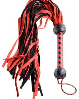 Mistress by Isabella Sinclaire 30″ Premium Suede Flogger with Wrist Strap