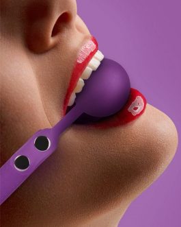 OUCH! Adjustable 1.7" Silicone Ball Gag