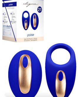 Shots Toys Poise Dual Vibrating Cock Ring with Stimulating Remote