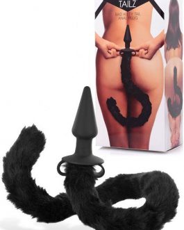 Tailz 4″ Anal Plug with Long Cat Tail