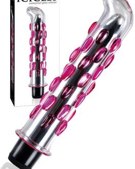 Pipedream Textured Hand Crafted Glass 6" Vibrator
