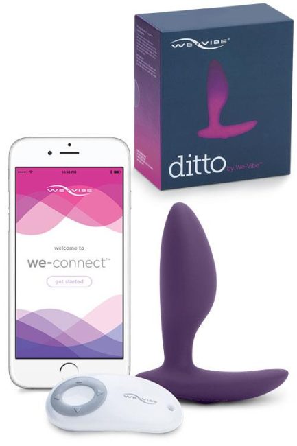 We-Vibe Ditto 3.5" Vibrating Butt Plug With Remote & App