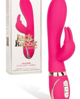 California Exotic 9″ Silicone Ultra-Soft Jack Rabbit Vibrator