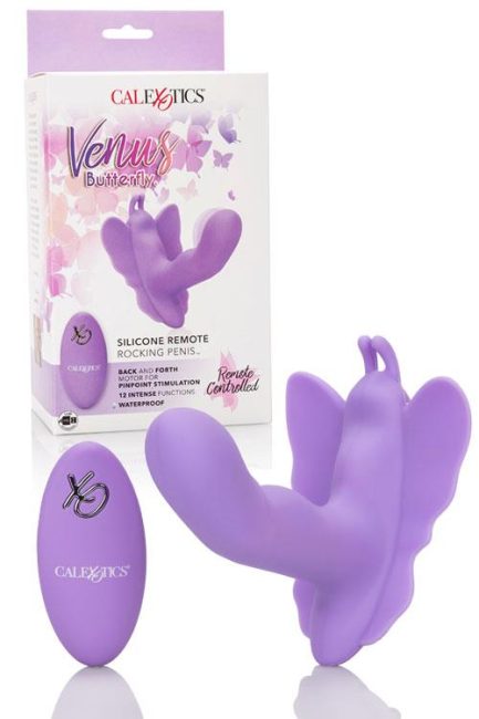 California Exotic Rocking Penis Remote-Controlled Butterfly Clitoral Vibrator