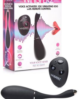 Whisperz Voice-Activated Vibrating Egg With Remote