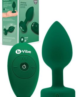 B-Vibe Vibrating Jewel Butt Plug - Medium/Large