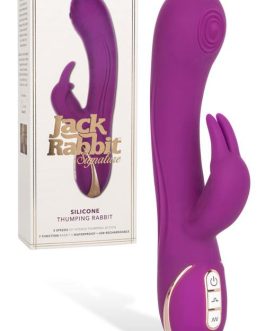 California Exotic 9″ Silicone Thumping Jack Rabbit Vibrator