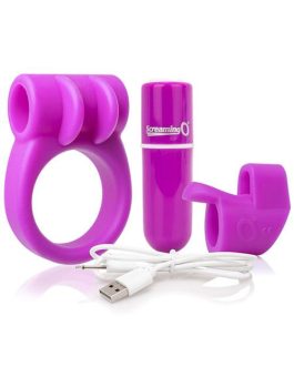 Screaming O Charged CombO Couple’s Sex Toy Kit (3 Pce)