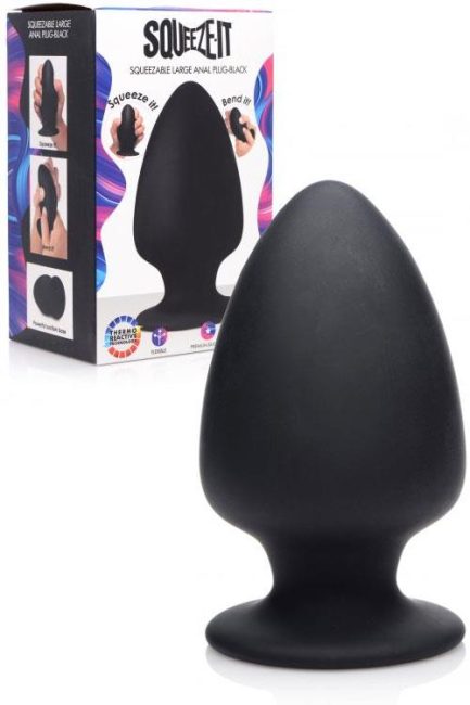 Squeeze-It Squeezable Silicone 5.1" Butt Plug