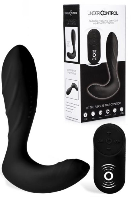 Under Control 5.7" Vibrating Silicone Prostate Massager with Remote