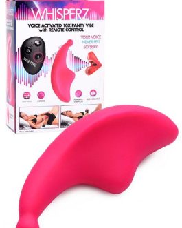Whisperz Voice Activated Silicone Panty Vibrator with Remote Control