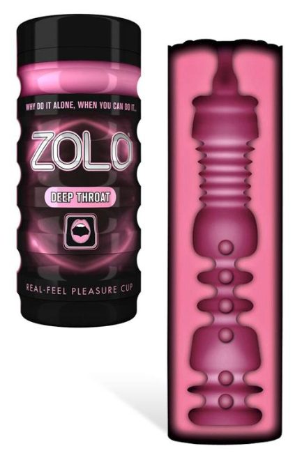 ZOLO Real-Feel Pleasure Cup Masturbator - Deep Throat