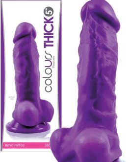 nsnovelties 5″ Thick Purple Silicone Dong