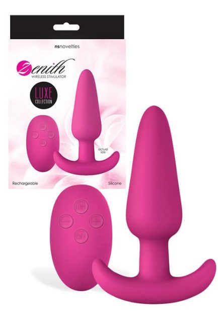 nsnovelties Remote-Controlled Rechargeable 3.9" Silicone Butt Plug