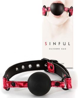 nsnovelties Soft Silicone 2″ Ball Gag with Adjustable Strap