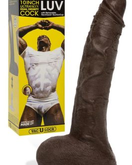 Doc Johnson Jason Luv 10″ Silicone Dildo with Removable Sucton Cup