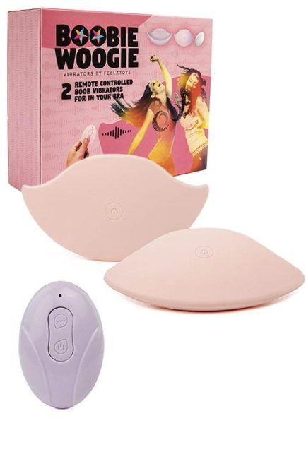 Feelz Boobie Woogie Bra & Breast Vibrators with Remote Control
