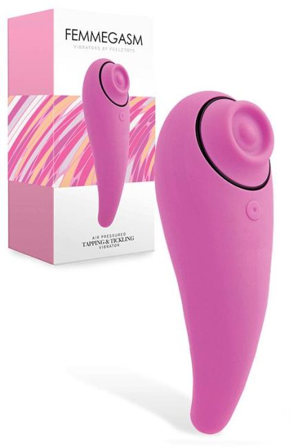 Feelz FemmeGasm 5.5" Tapping & Tickling Vibrator with Pulsation