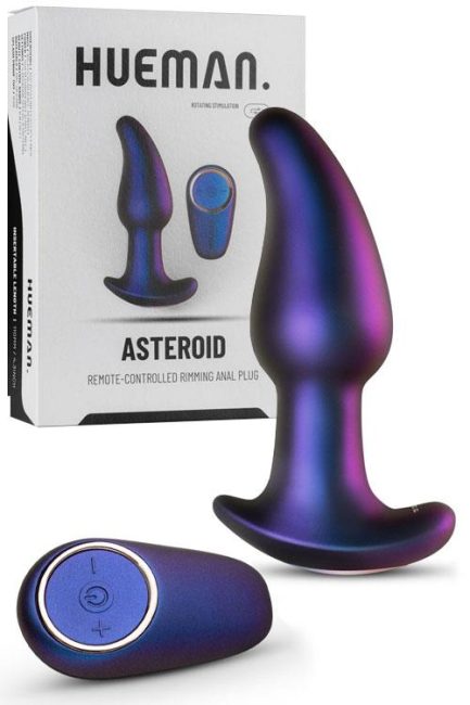 Hueman Asteroid 4.5" Rimming Butt Plug With Remote