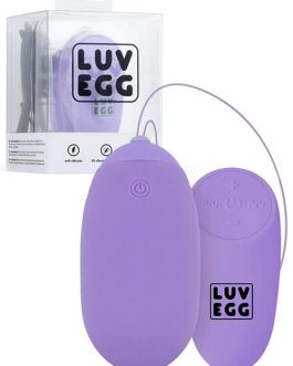 LUV EGG 6.3" Vibrating Luv Egg XL with Remote Control