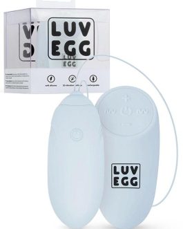 LUV EGG 6.3″ Vibrating Luv Egg with Remote Control