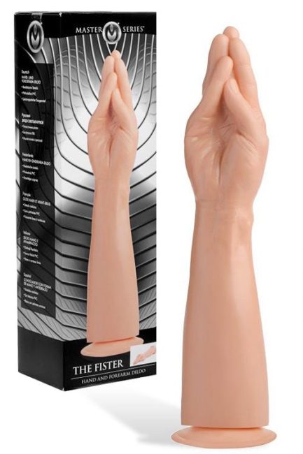 Master Series 15" Realistic Hand & Forearm Dildo with Suction Cup Base