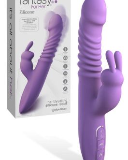 Pipedream Thrusting 9.5" Rabbit Vibrator With Heat Function