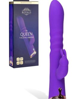 Royals The Queen 11.4″ Thrusting Rabbit Vibrator