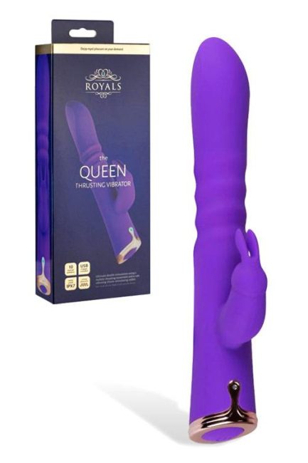 Royals The Queen 11.4" Thrusting Rabbit Vibrator