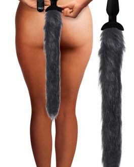 Tailz Vibrating Fox Tail 5″ Butt Plug With Remote