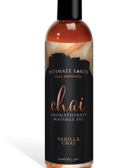 Intimate Earth Aromatherapy Massage Oil – Vanilla Chai (120ml)