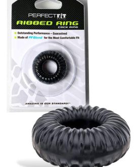 Perfect Fit Silicone & TPR Ribbed Cock Ring