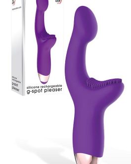 Adam and Eve 7.5″ Rechargeable G-Spot Pleaser with Clitoral Nubs