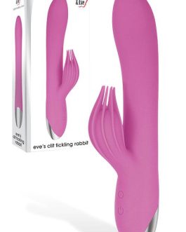 Adam and Eve 8″ Rabbit Vibrator with Ticklers