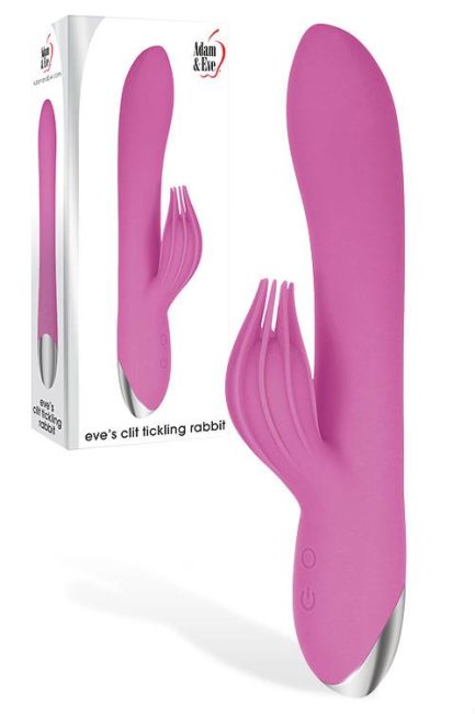 Adam and Eve 8" Rabbit Vibrator with Ticklers